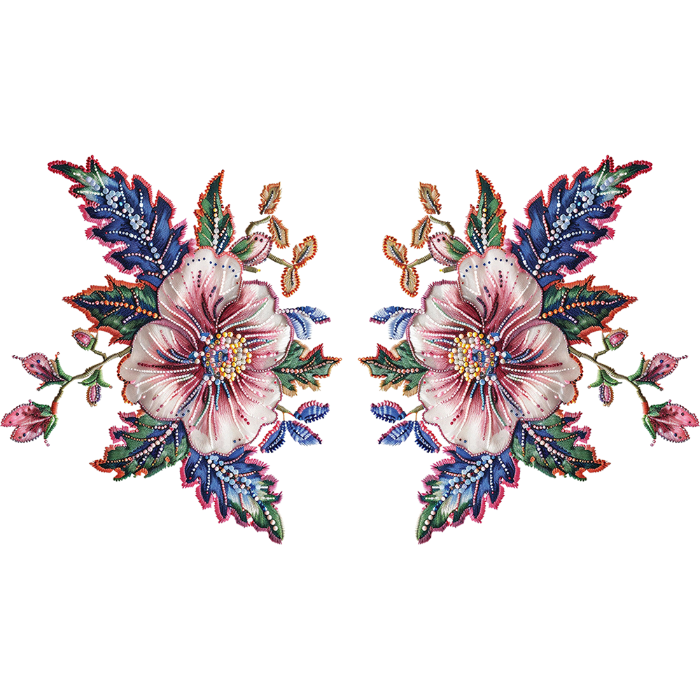 Flower Corner Set (Handwork Effect) FB2